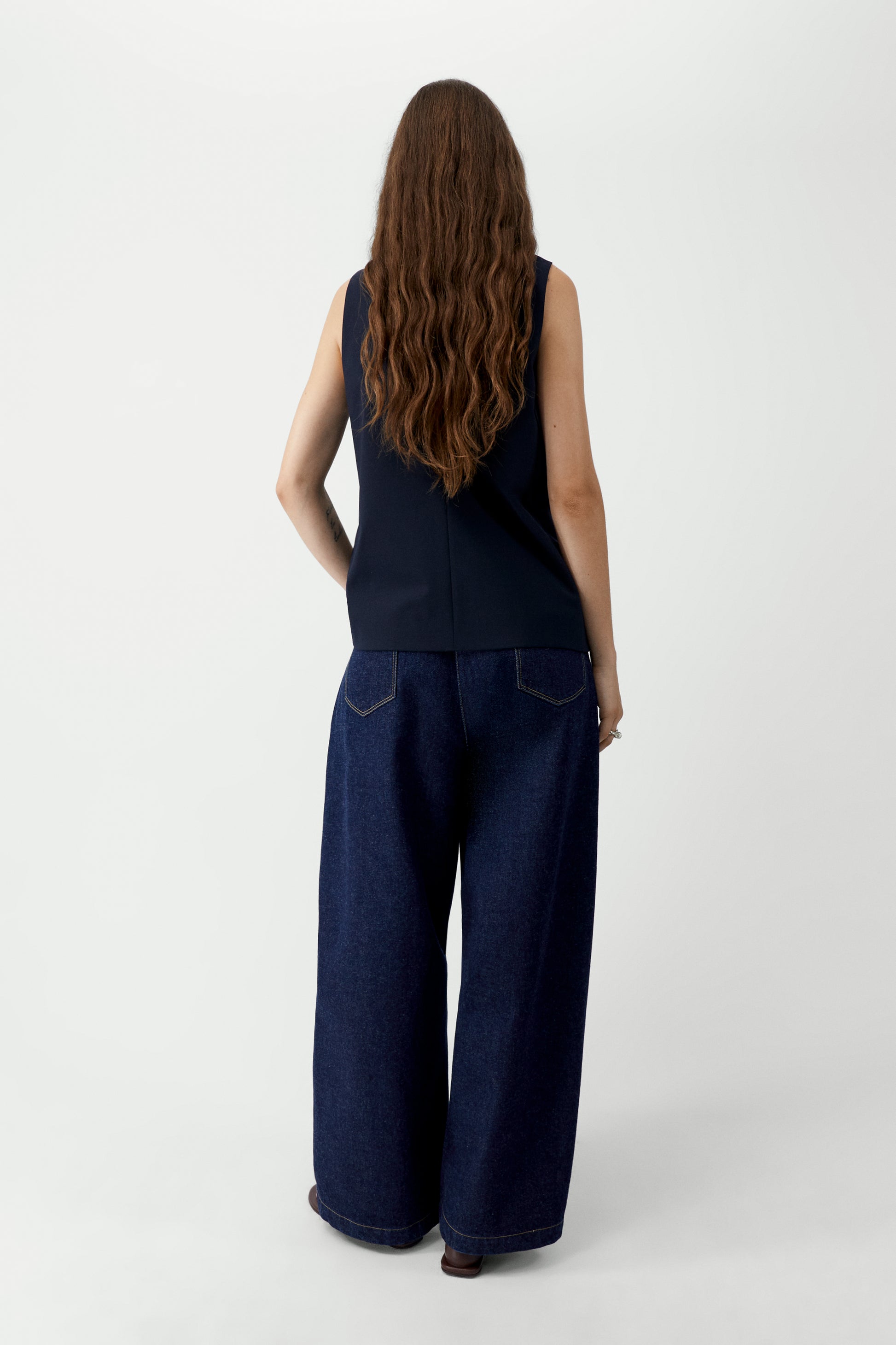 Tailored Vest | Navy