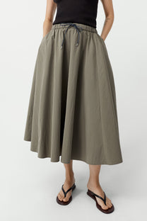 Technical Skirt | Vetiver