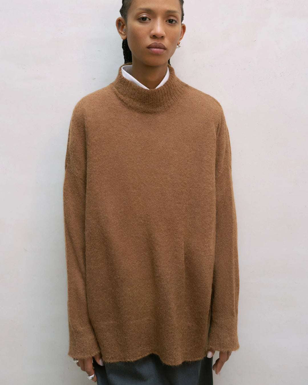 Suri Turtleneck Sweater | Camel