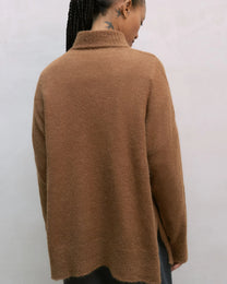 Suri Turtleneck Sweater | Camel