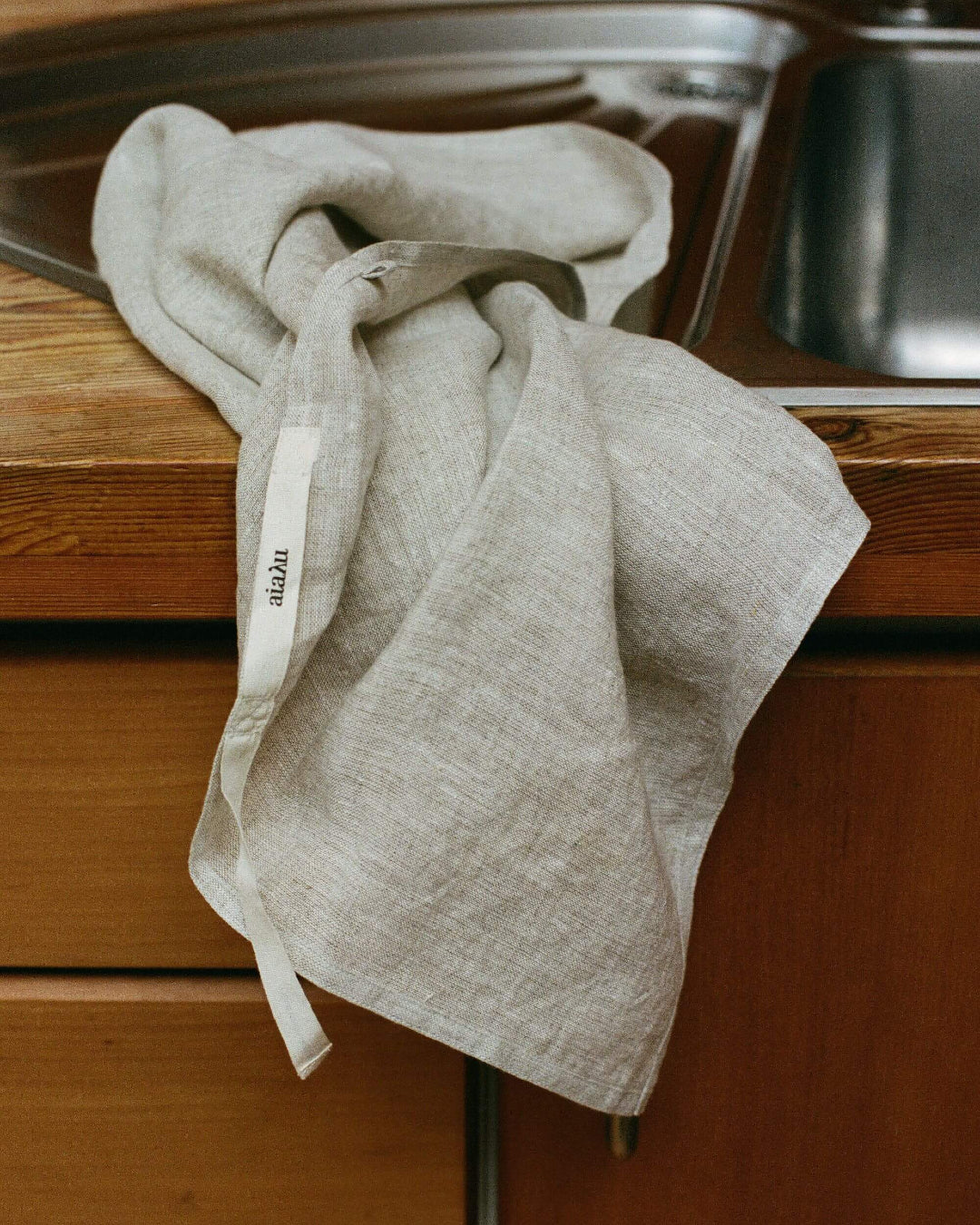 Linen Kitchen Towel | Pure Natural  | Set of Two
