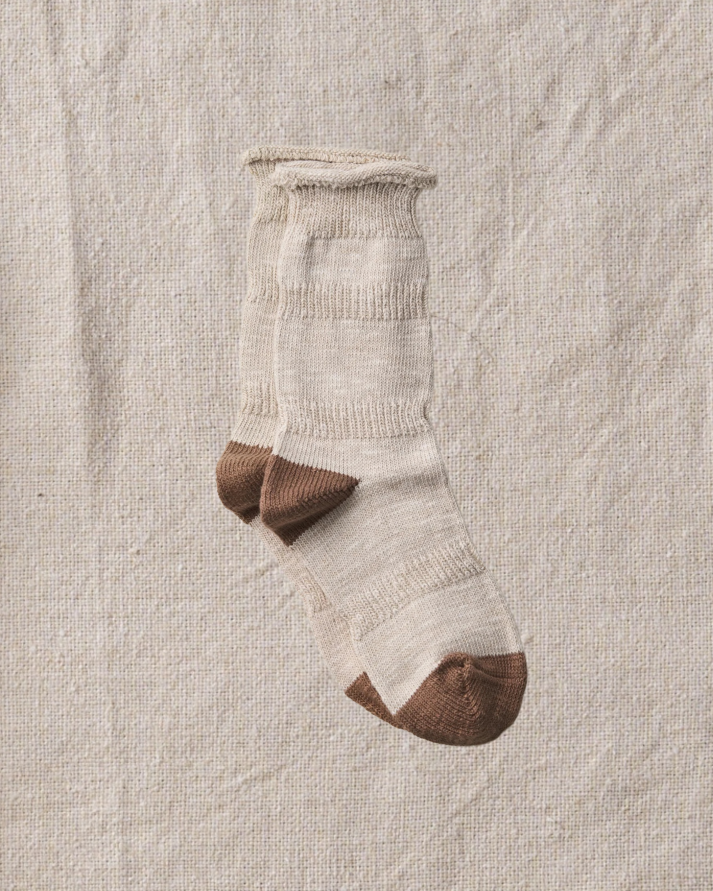 Organic Cotton Ploot Socks | Beige
