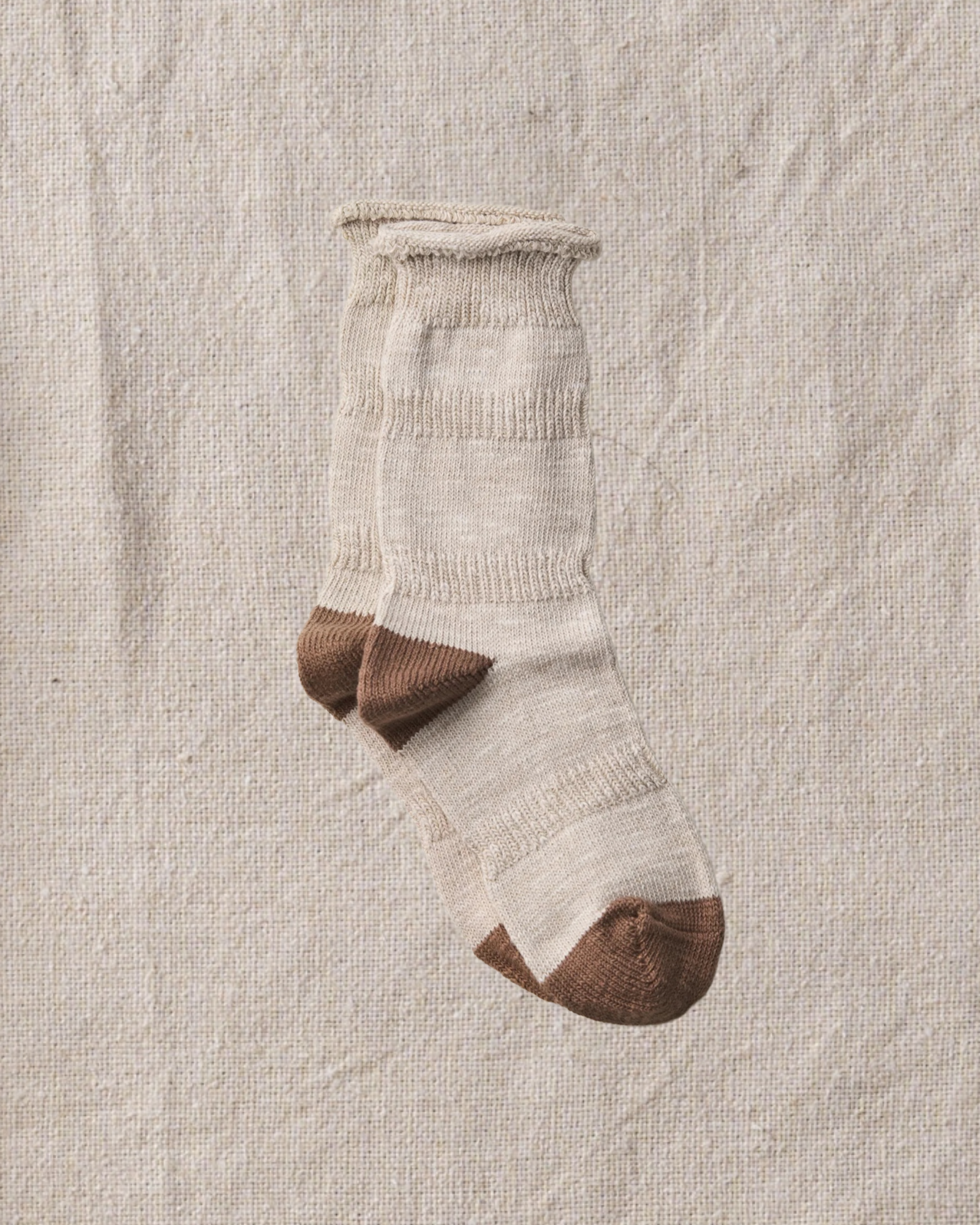 Organic Cotton Ploot Socks | Beige