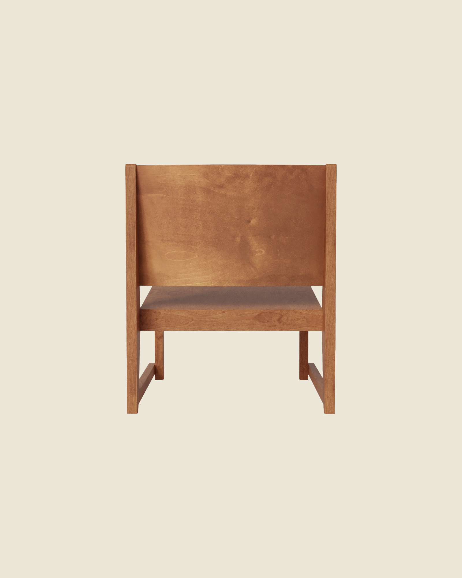 Easy Chair 01 | Warm Brown Birch