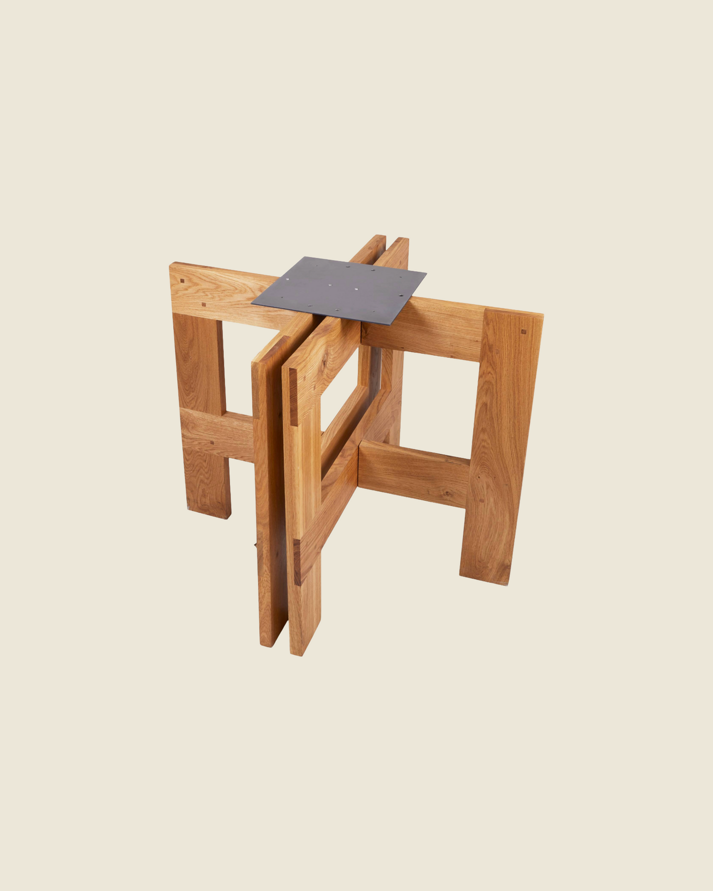 Farmhouse Table | Natural Oak| Round | Ø140