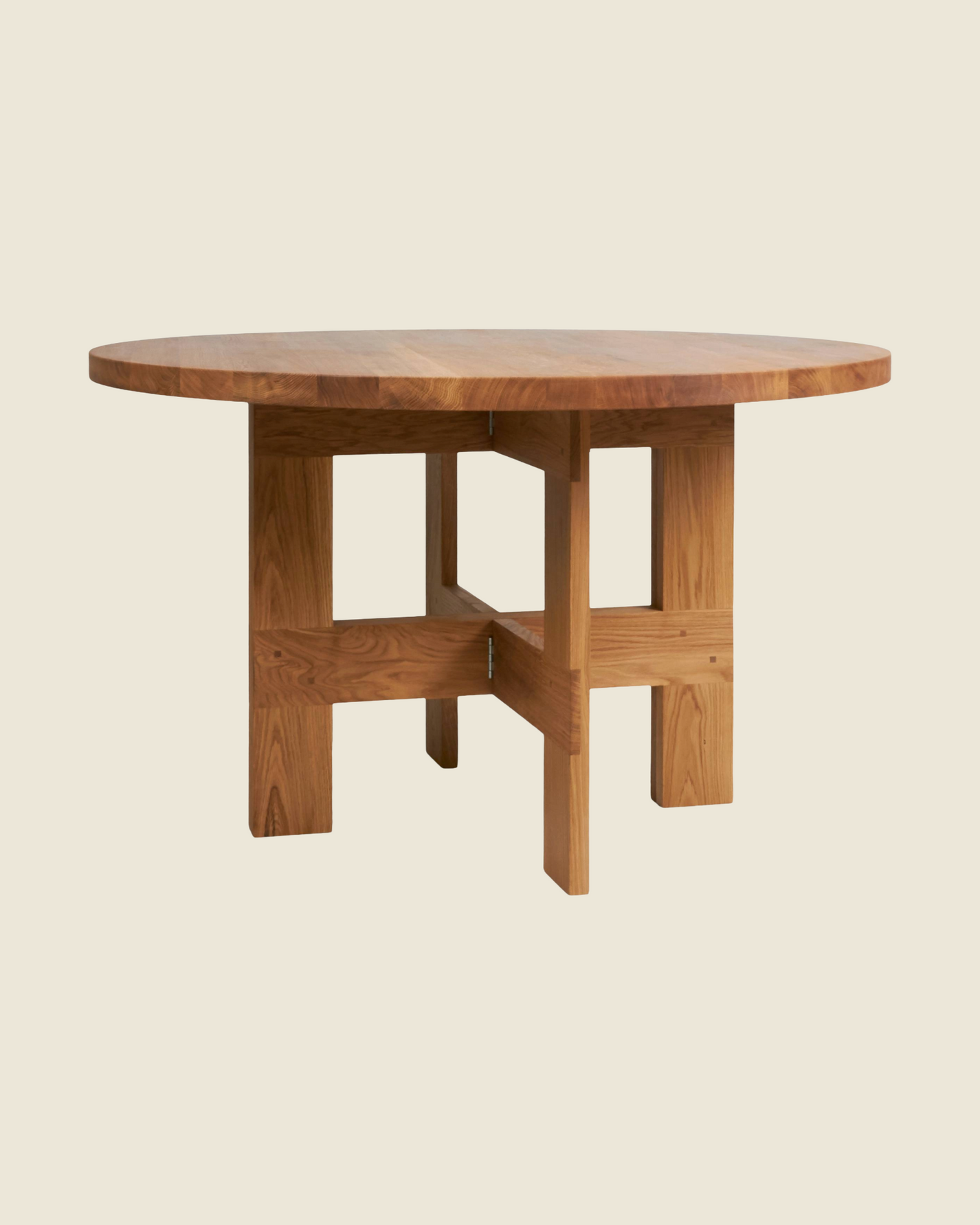 Farmhouse Table | Natural Oak| Round | Ø140