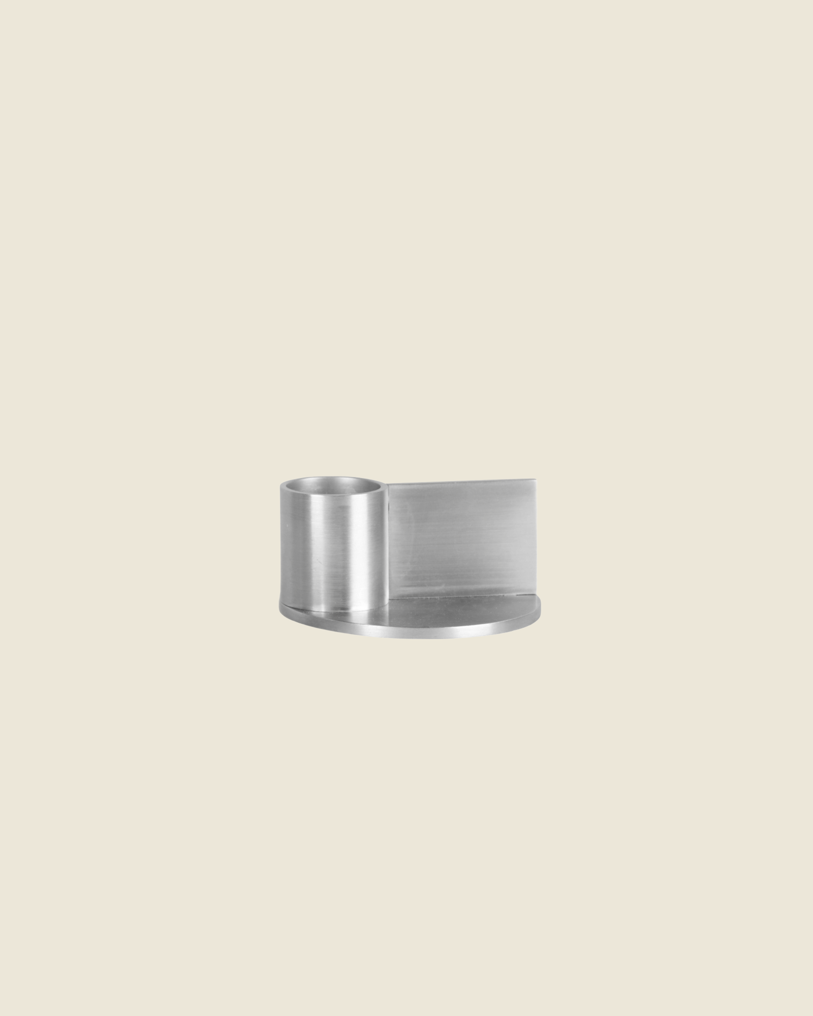 Fundament Candle Holder | Stainless Steel | Form 1