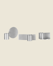 Fundament Candle Holder | Stainless Steel | Form 1