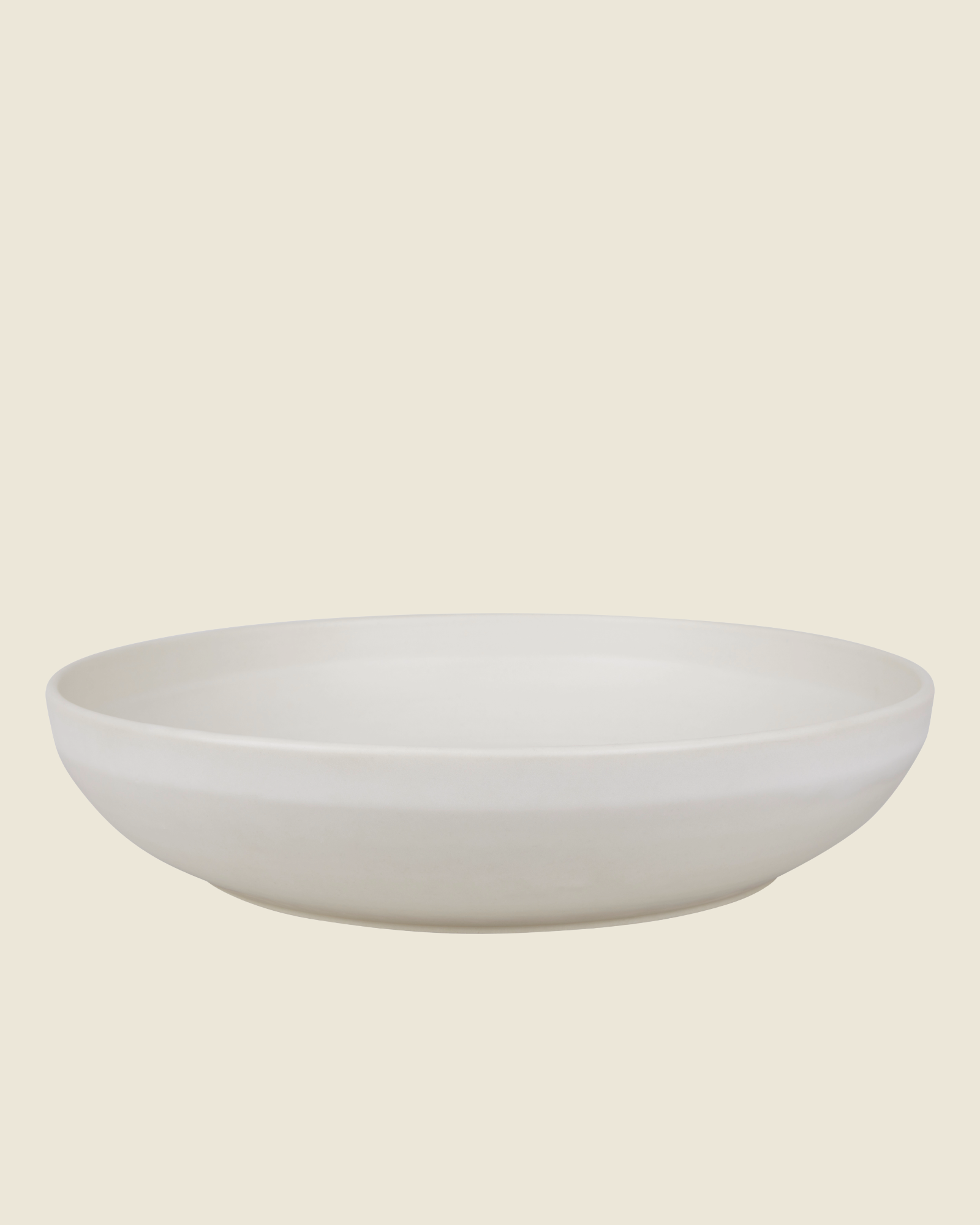 Otto Ceramic Shallow Bowl | Natural | XL