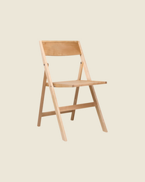 Folding Flat Chair | Natural Birch
