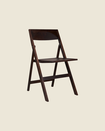 Folding Flat Chair | Dark Brown Birch