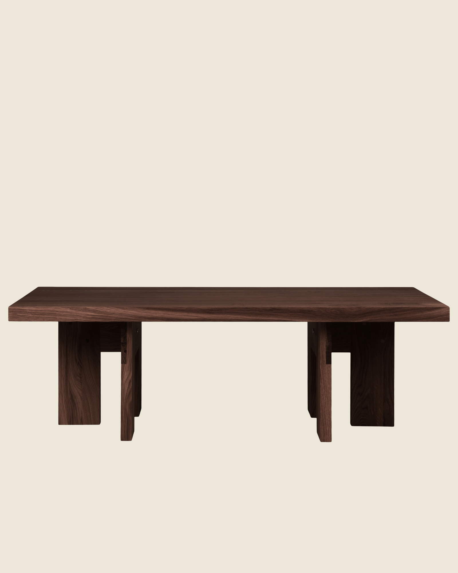 Farmhouse Coffee Table | Dark Oak | Rectangle