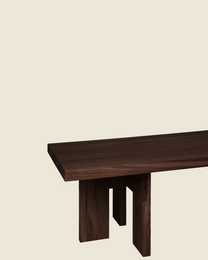 Farmhouse Coffee Table | Dark Oak | Rectangle