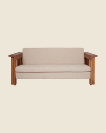 Symmetry Couch | Ash Wood | Oat Fabric