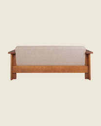 Symmetry Couch | Ash Wood | Oat Fabric