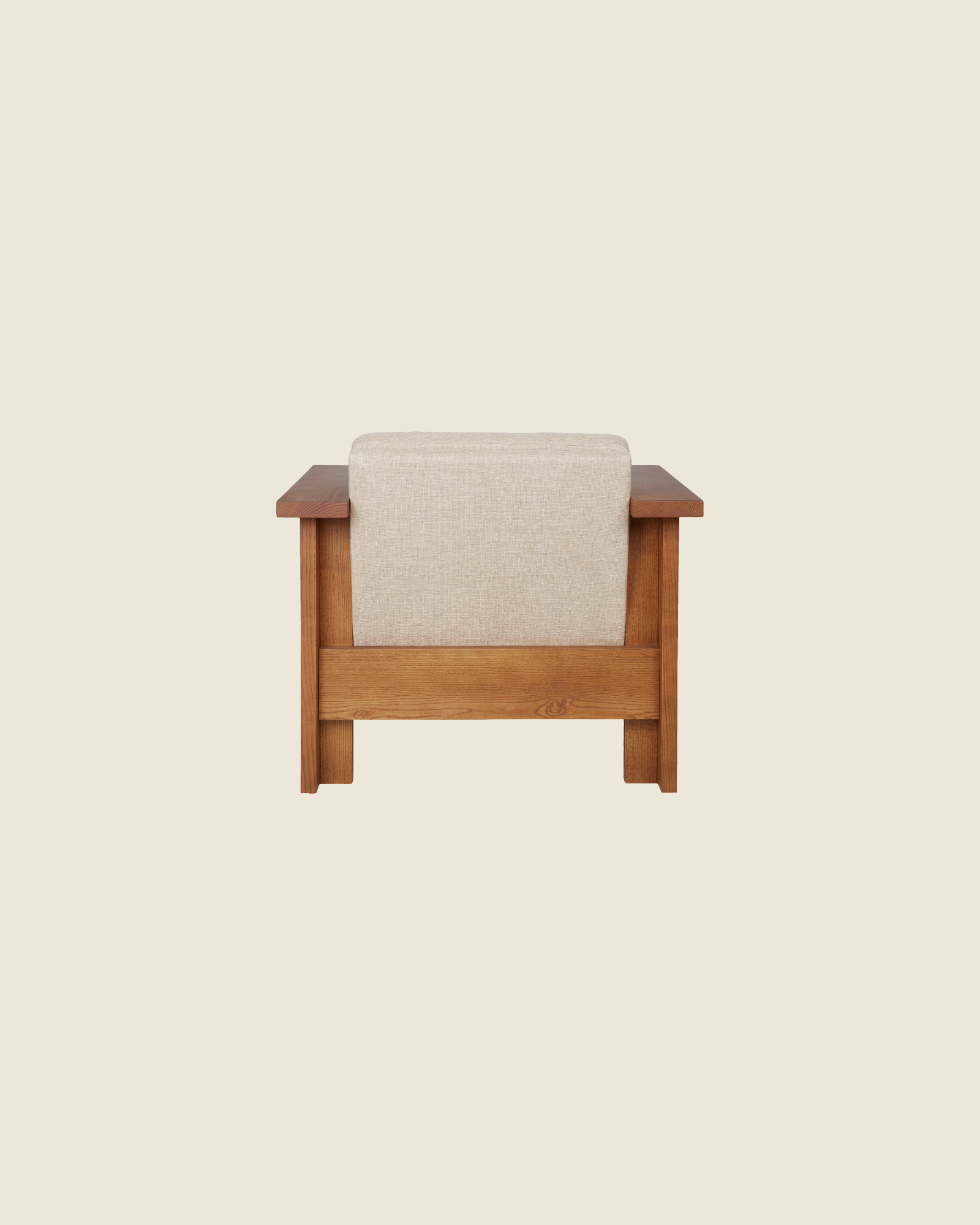 Symmetry Chair | Ash Wood | Oat Fabric