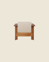 Symmetry Chair | Ash Wood | Oat Fabric