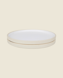 Otto Plate | White | Set of Two | L