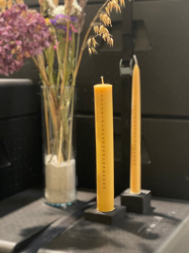 Calendar Pillar Candle | Beeswax