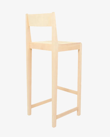 Bar Chair 01 | Natural Wood | H76