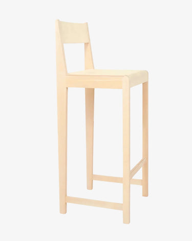 Bar Chair 01 | Natural Wood | H76