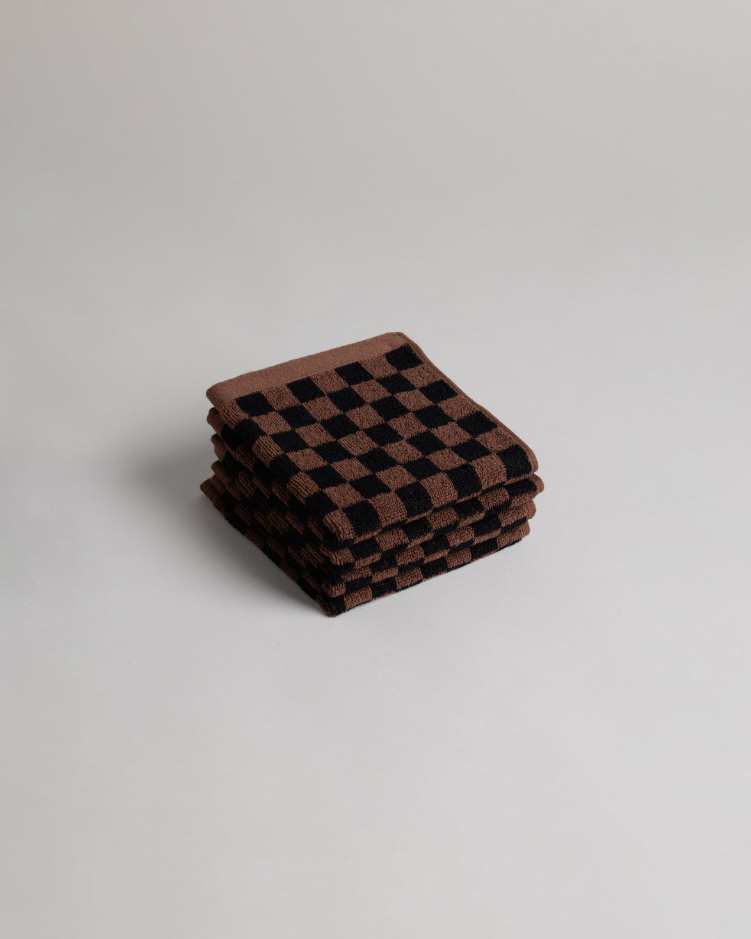 Quill Face Cloth | Tabac & Noir