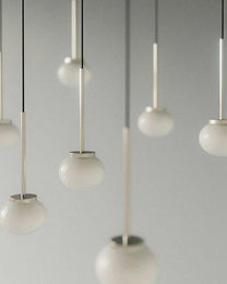 Ovoid Pendant Light | Stainless Steel | Single