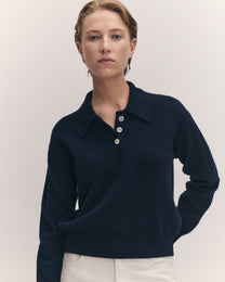 Edie Polo Shirt | Navy