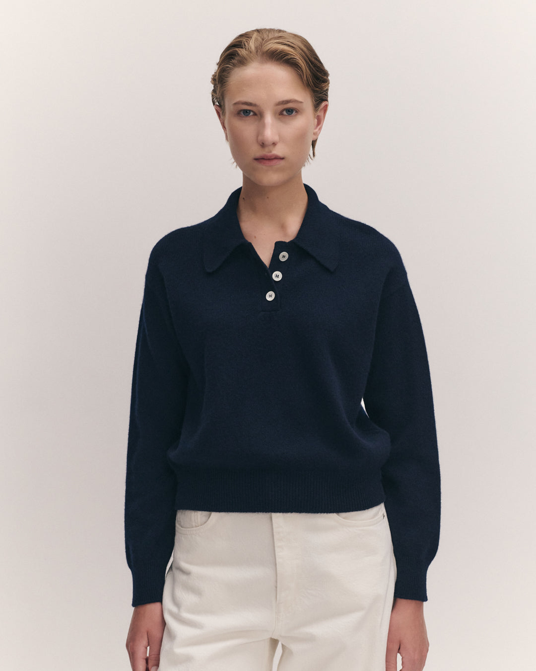 Edie Polo Shirt | Navy