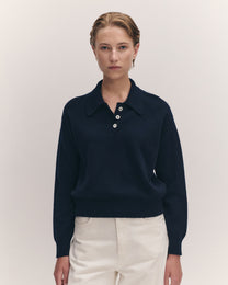 Edie Polo Shirt | Navy