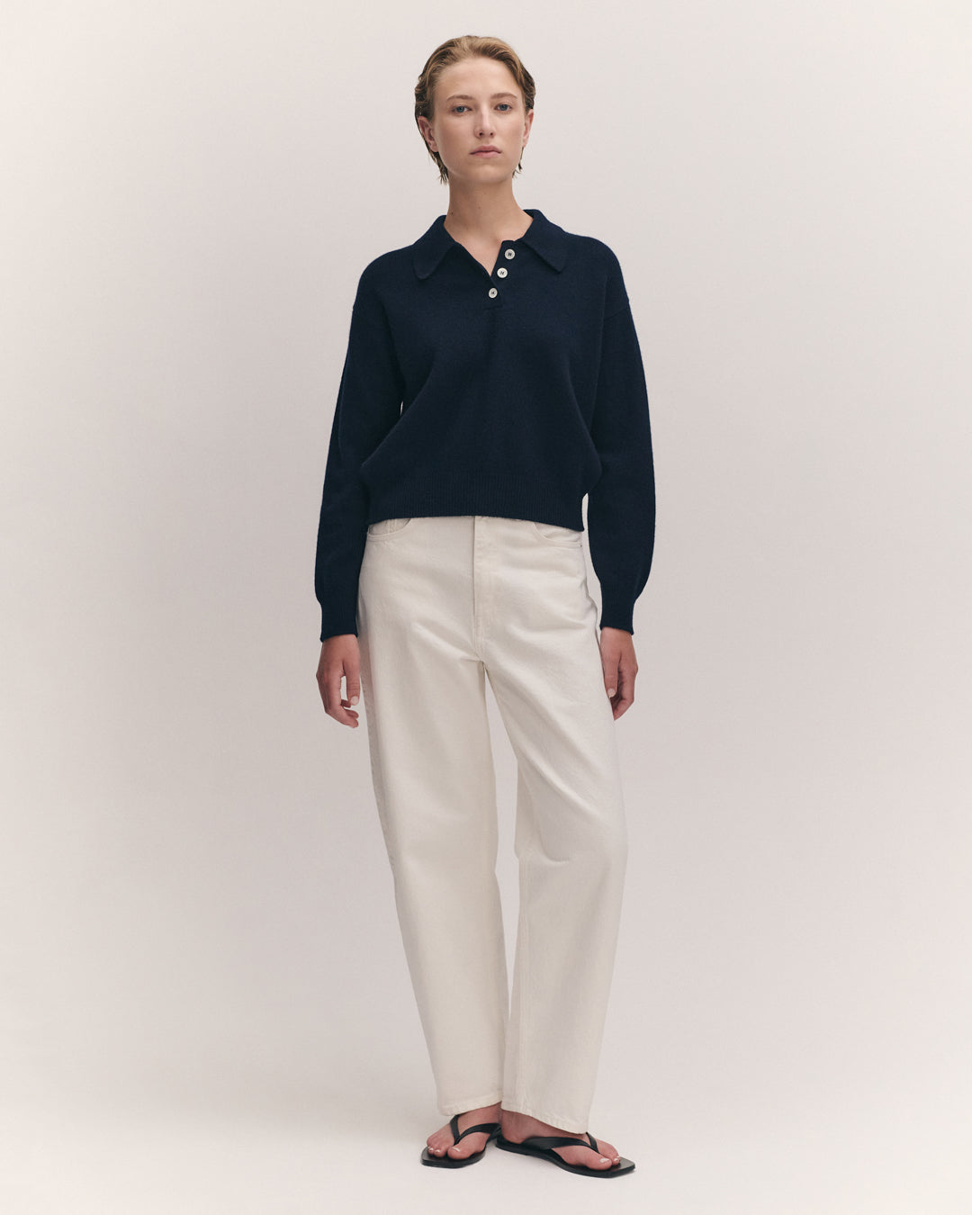 Edie Polo Shirt | Navy