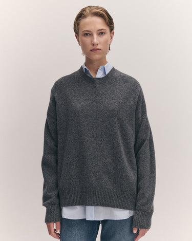 Innes Slouch Crewneck | Derby Grey