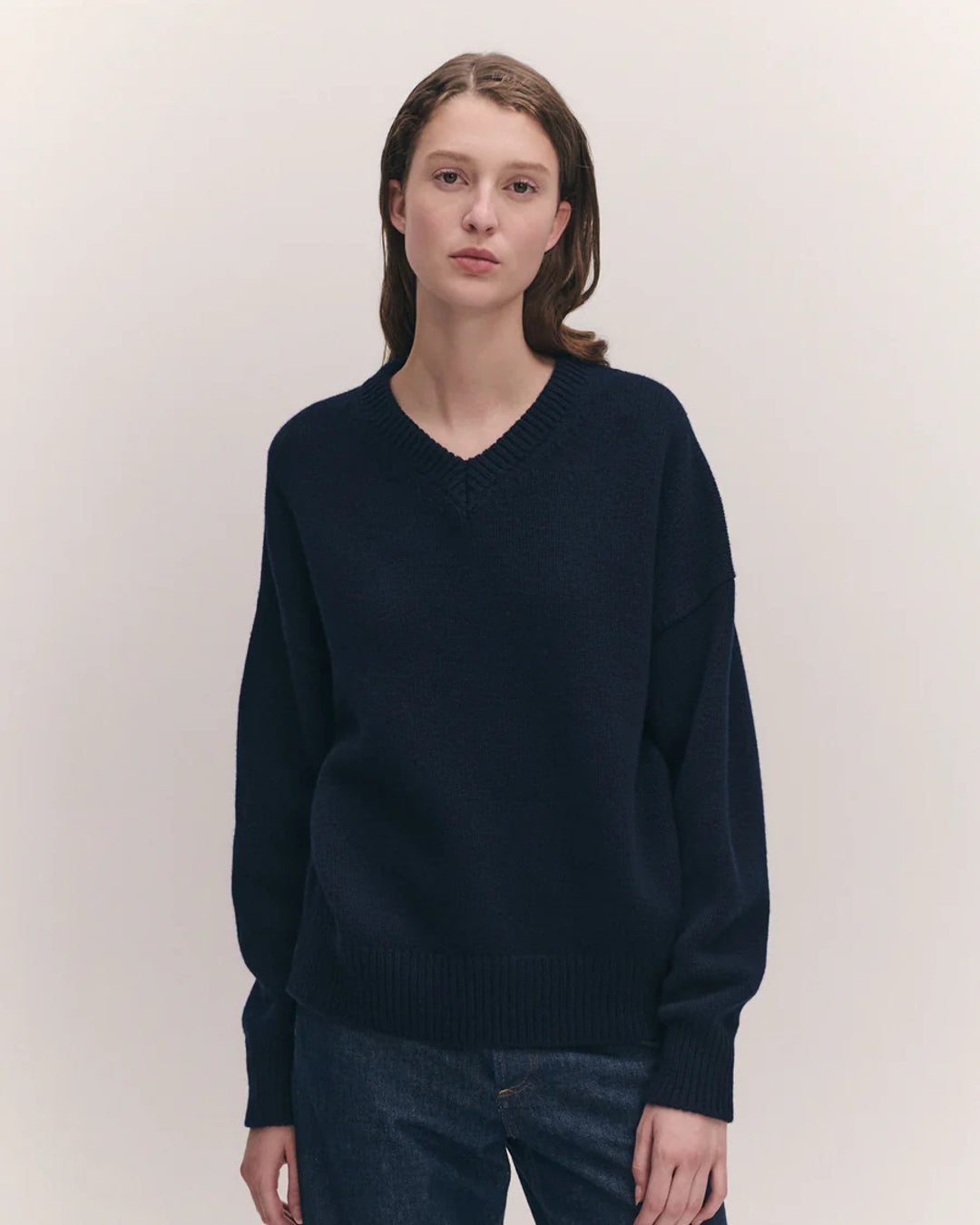 Balla Slouch V-Neck | Navy