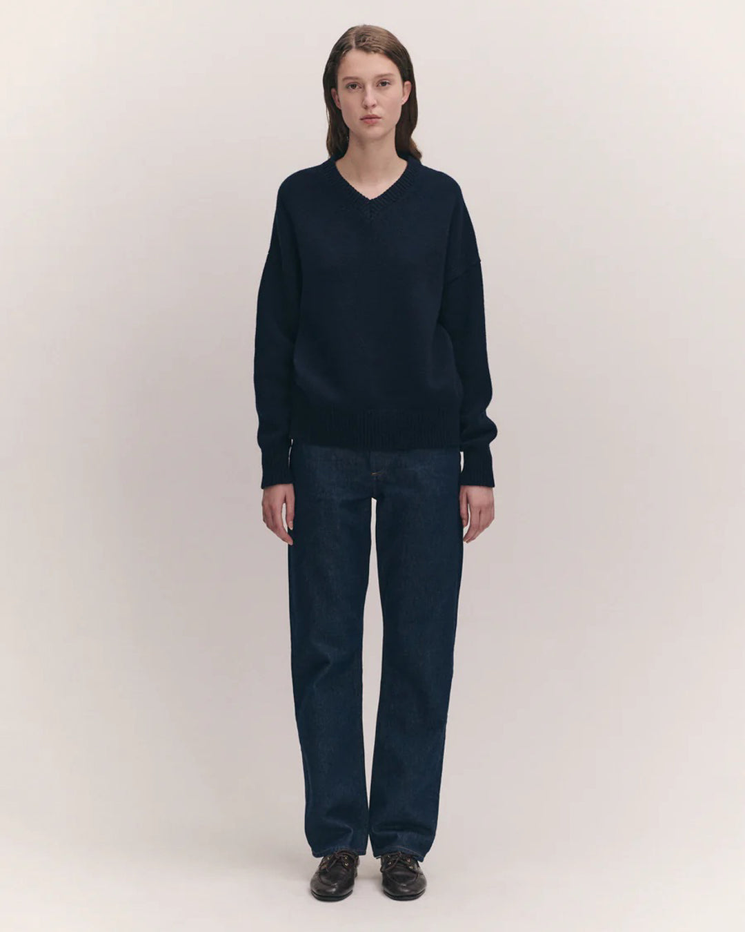 Balla Slouch V-Neck | Navy