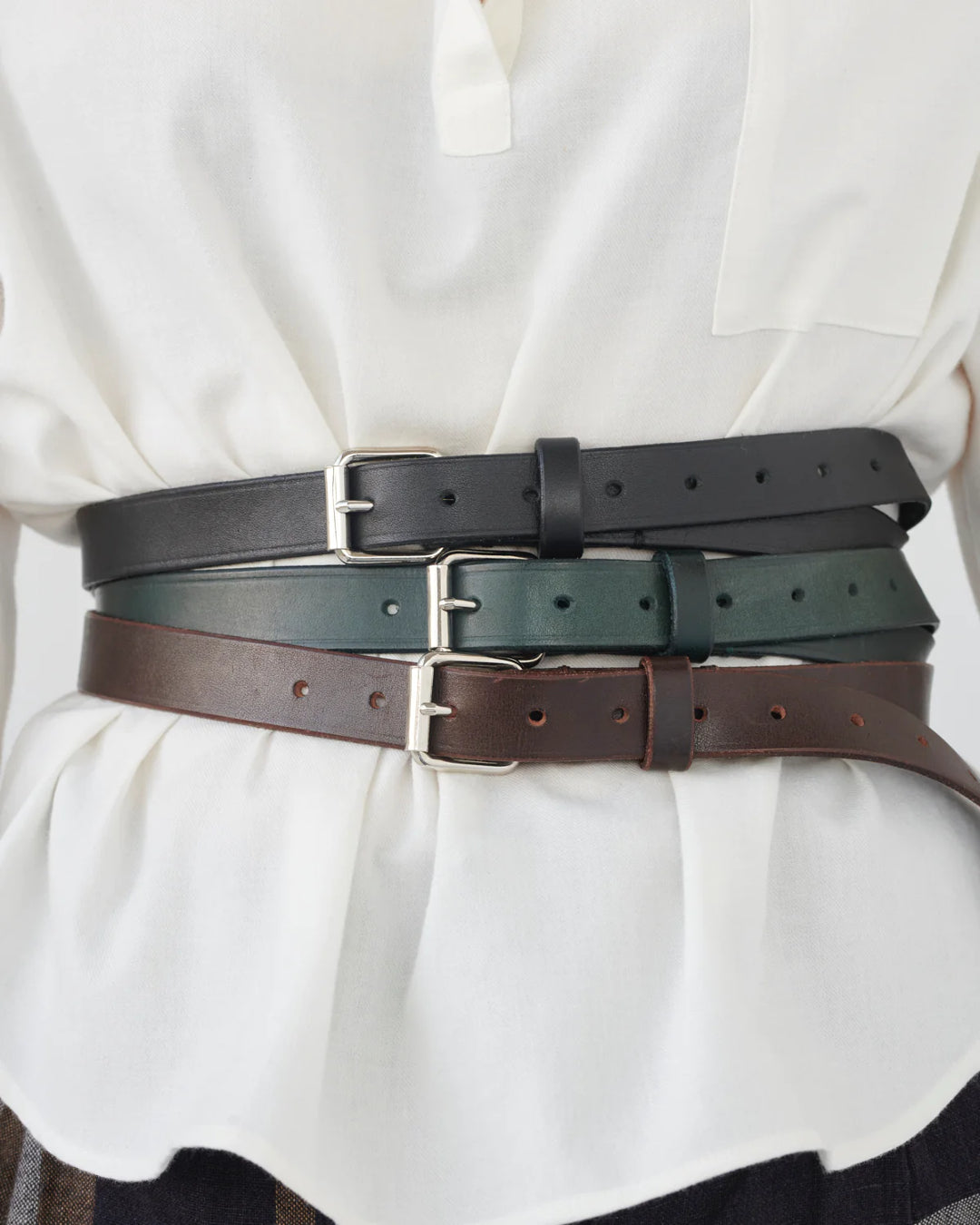 Tärnsjö Leather Belt – Narrow | Brown