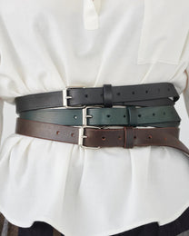 Tärnsjö Leather Belt – Narrow | Brown