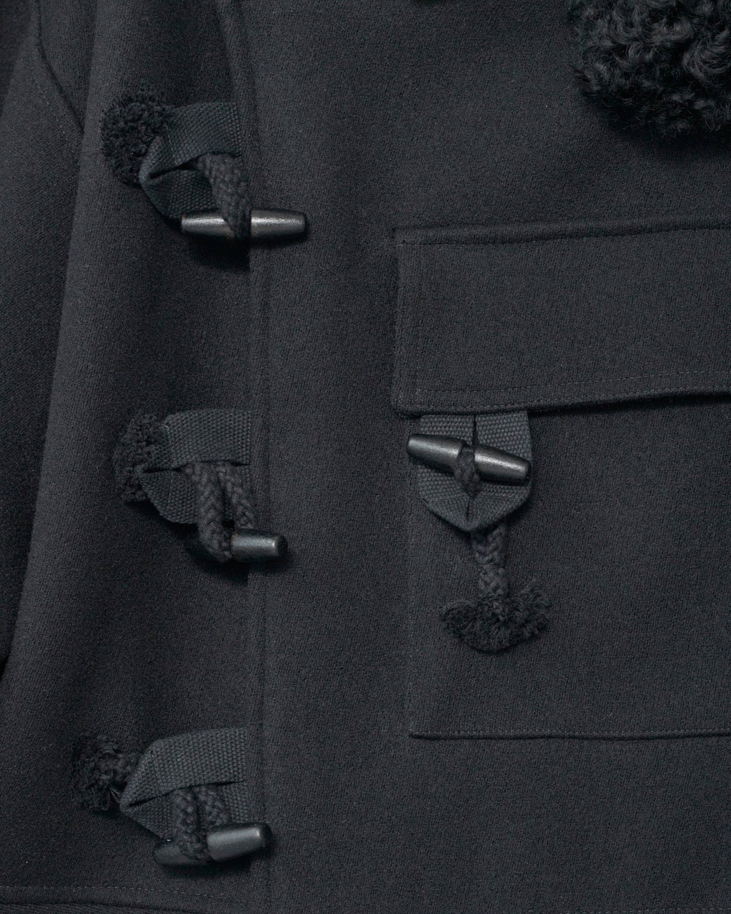 Hainsworth Wool Officer Jacket | Black