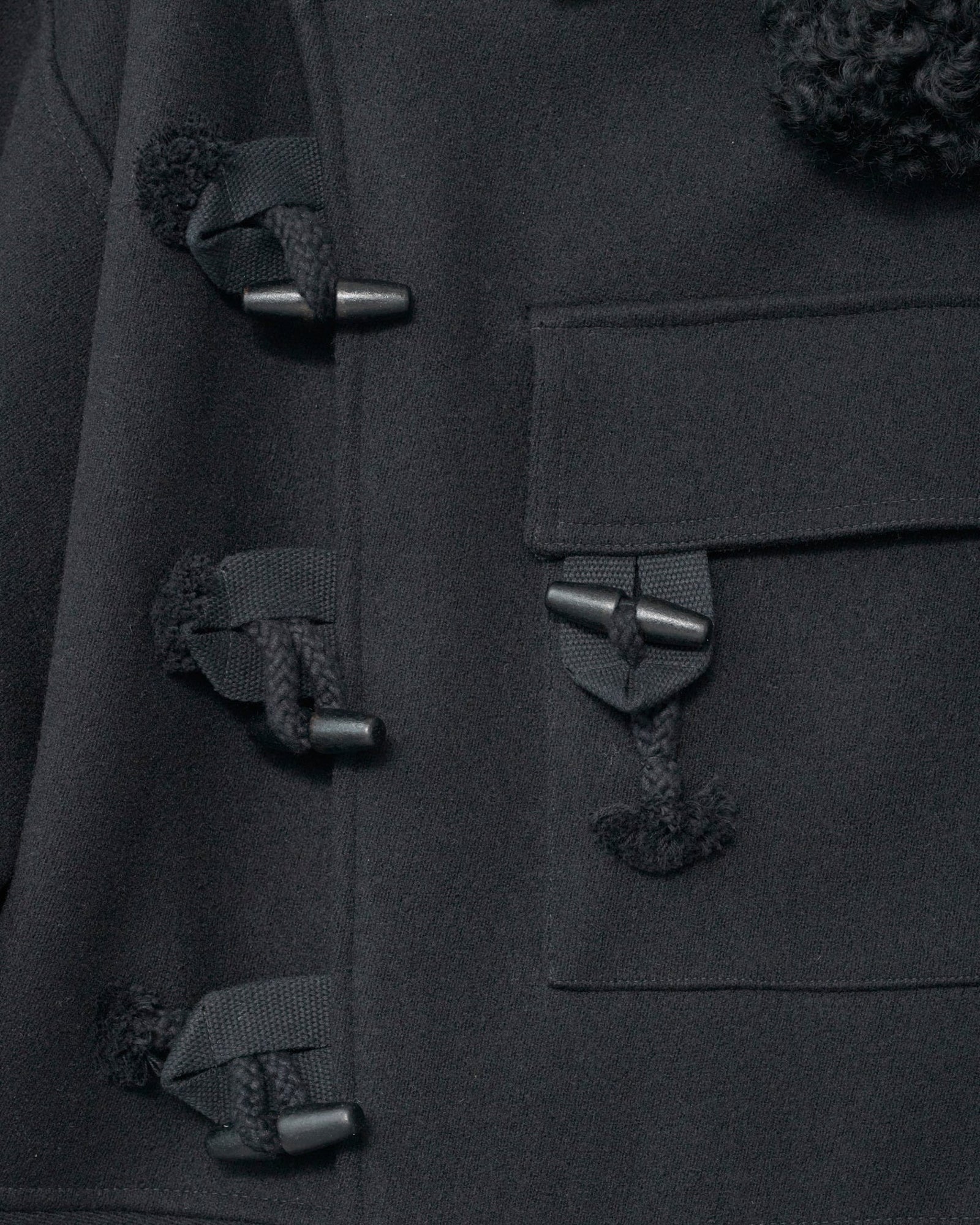 Hainsworth Wool Officer Jacket | Black