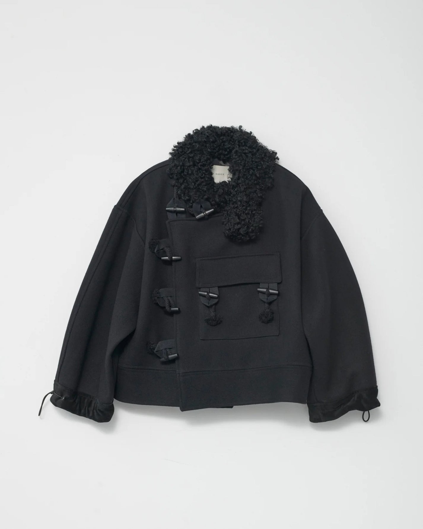 Hainsworth Wool Officer Jacket | Black