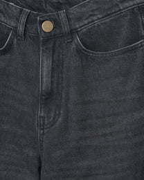 Straight Jeans | Washed Black