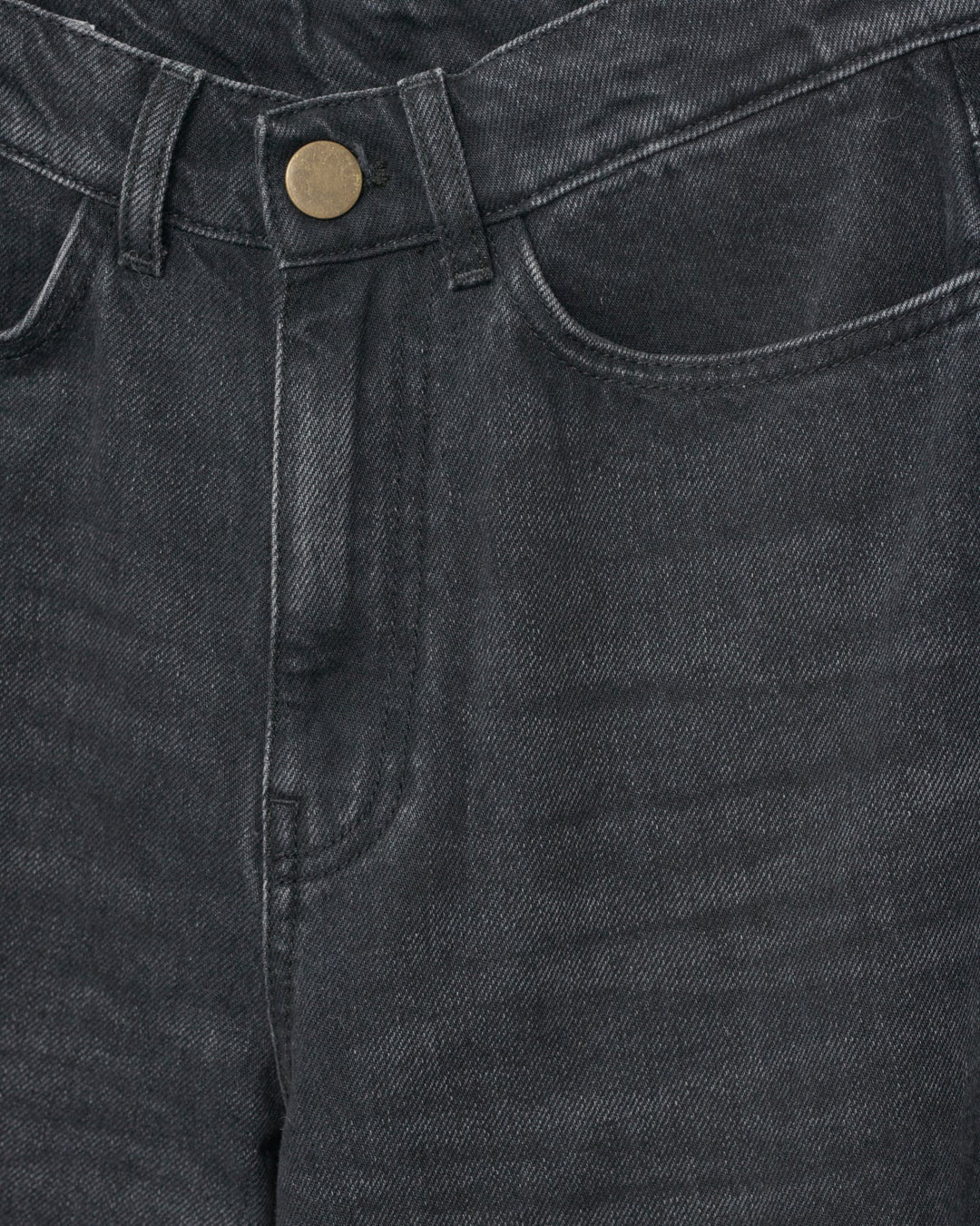 Straight Jeans | Washed Black