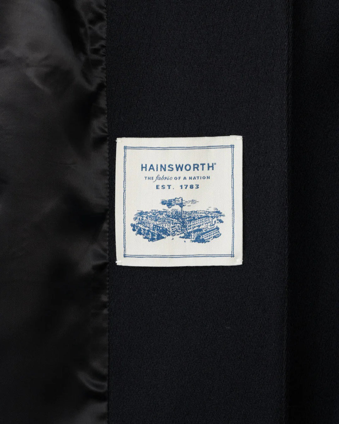 Hainsworth Wool Officer Jacket | Black
