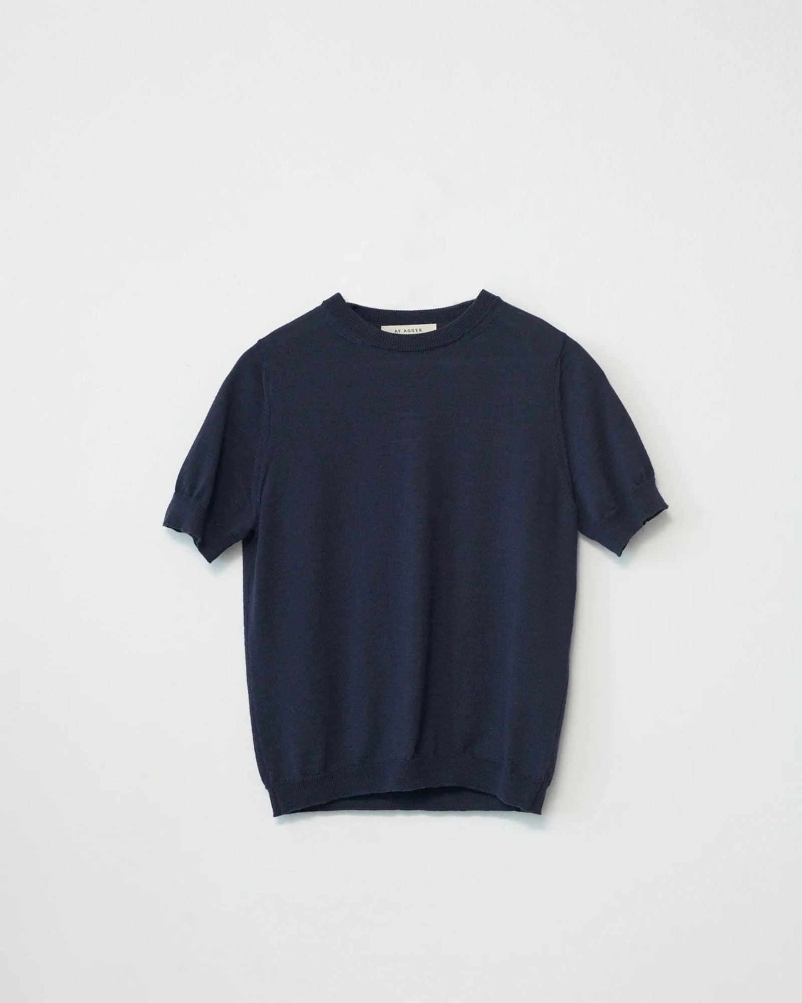Merino Knit T-shirt | Navy