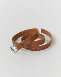 Tärnsjö Leather Belt | Narrow | Cognac