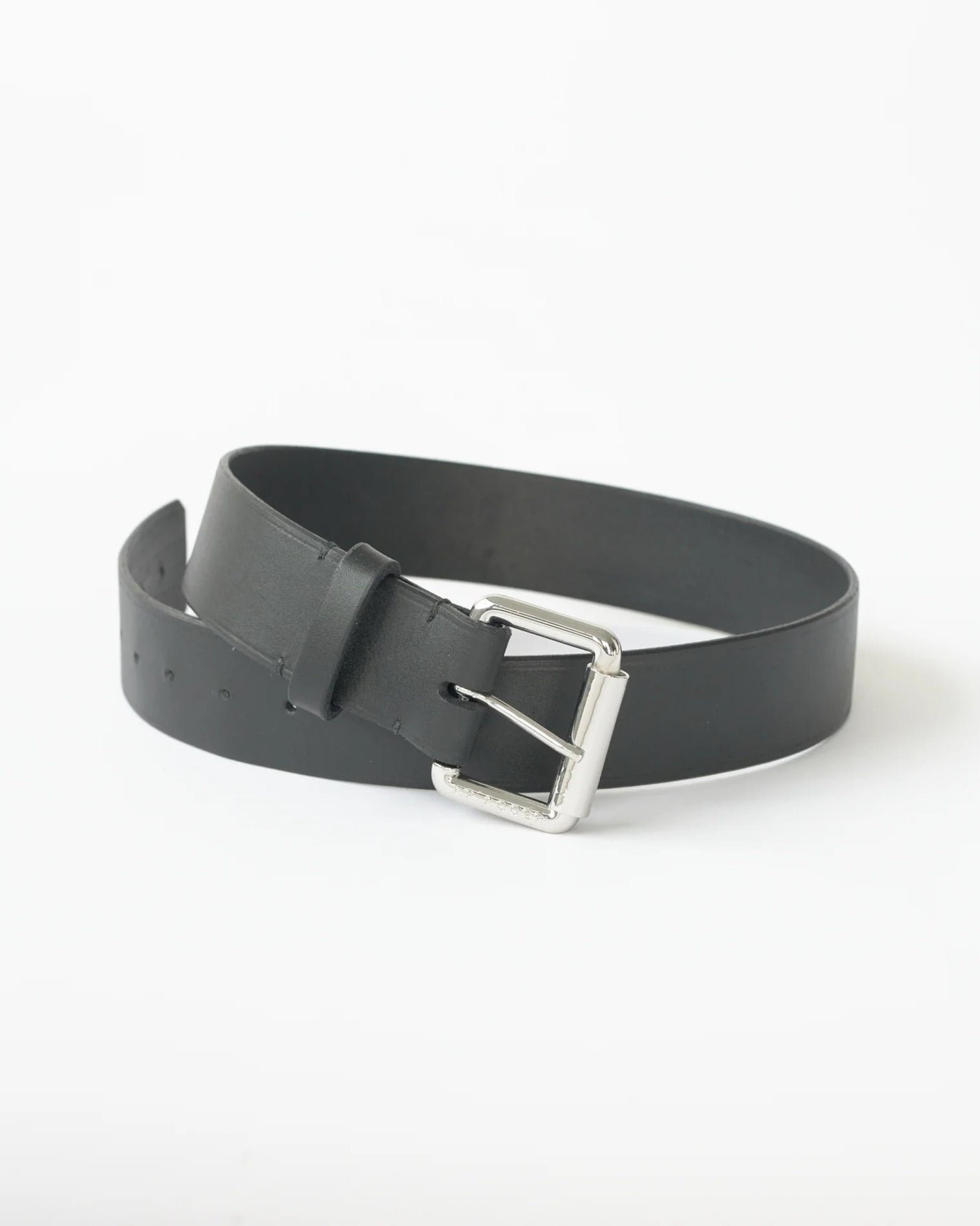 Tärnsjö Leather Belt | Narrow | Black