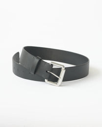 Tärnsjö Leather Belt | Narrow | Black