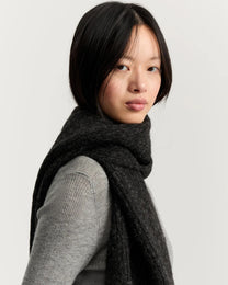 William Scarf | Pure Dark Grey