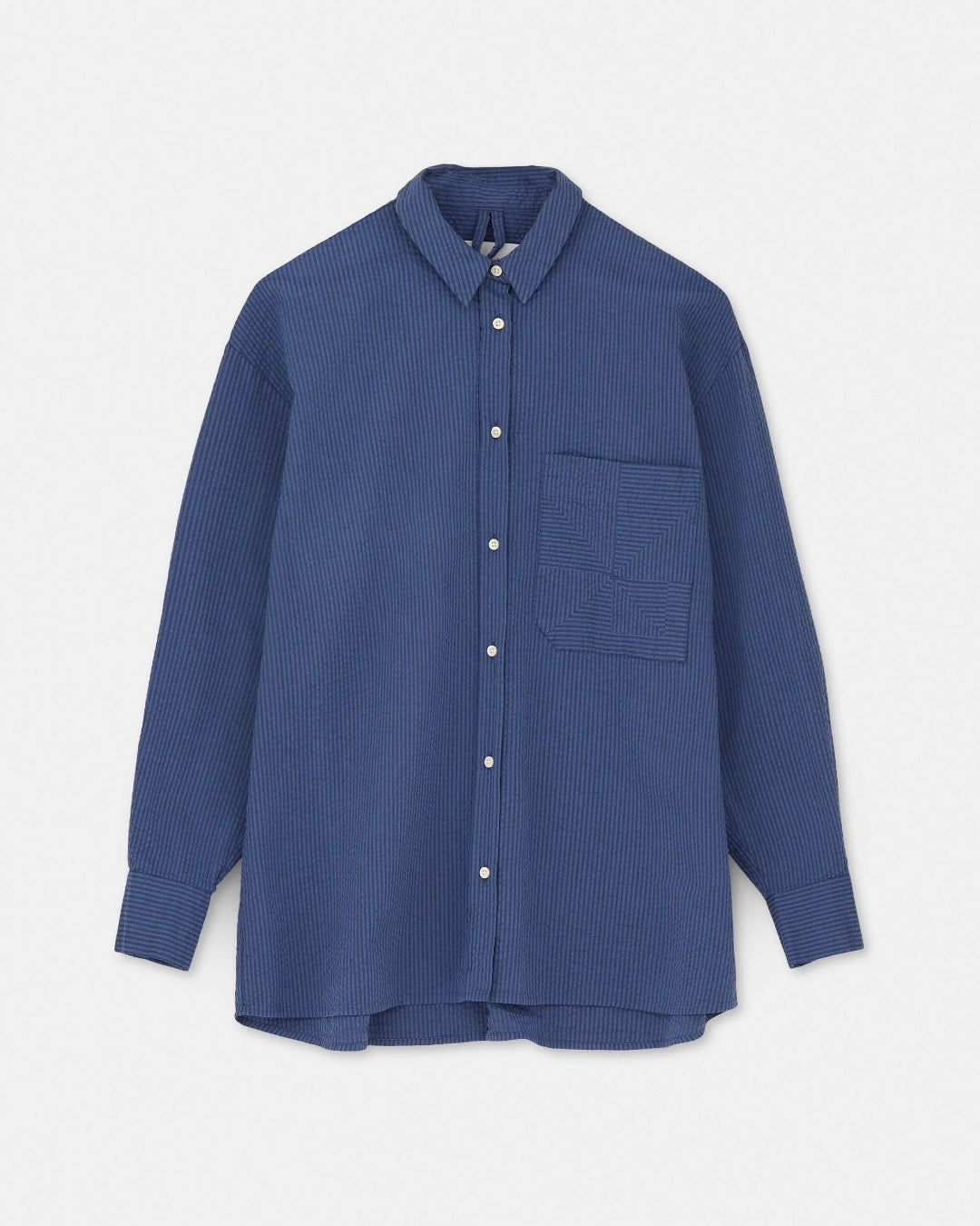 Shirt Japan Seersucker | Mix True Blue