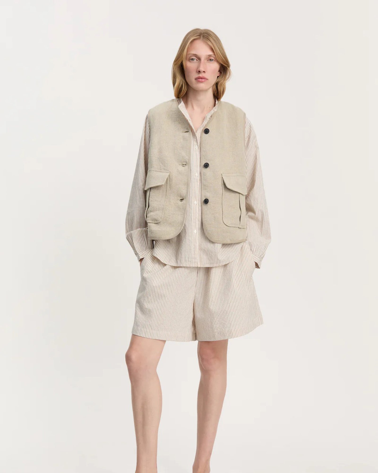 Vest Heavy Linen | Pure Natural