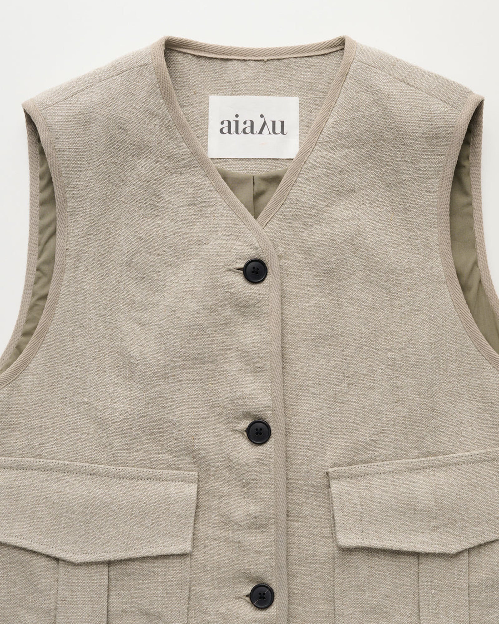 Vest Heavy Linen | Pure Natural